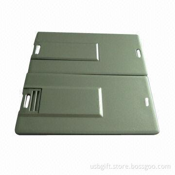 USB flash drive, custom 4GB memory capacity, credit card shaped, for promotional gift